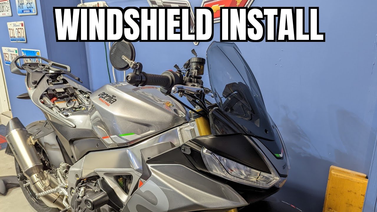 How To Install Aprilia Tuono V4 Windshield / Windscreen Removal | 2021+ Aprilia