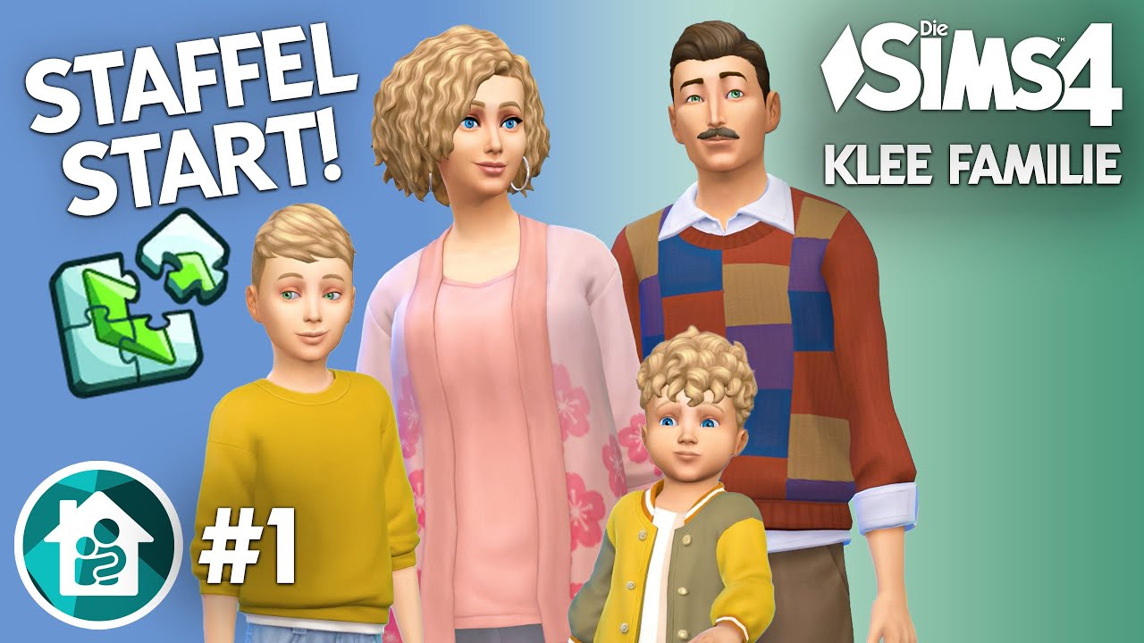 Umstyling zum Staffel Start 🧩👠 Klee Familie 2.0 🍀 Let's Play #1 Die Sims 4 Zusammen wachsen