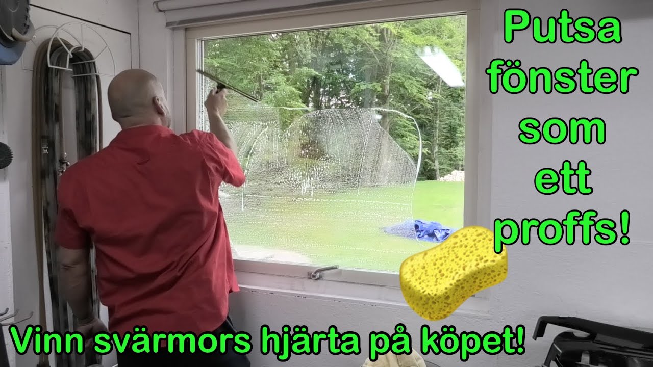 Putsa fönster som ett proffs och bli en svärmorsdröm på köpet 😇