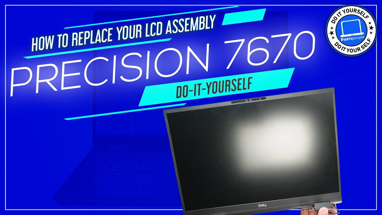 How To Replace Your LCD Display Assembly | Dell Precision 7670