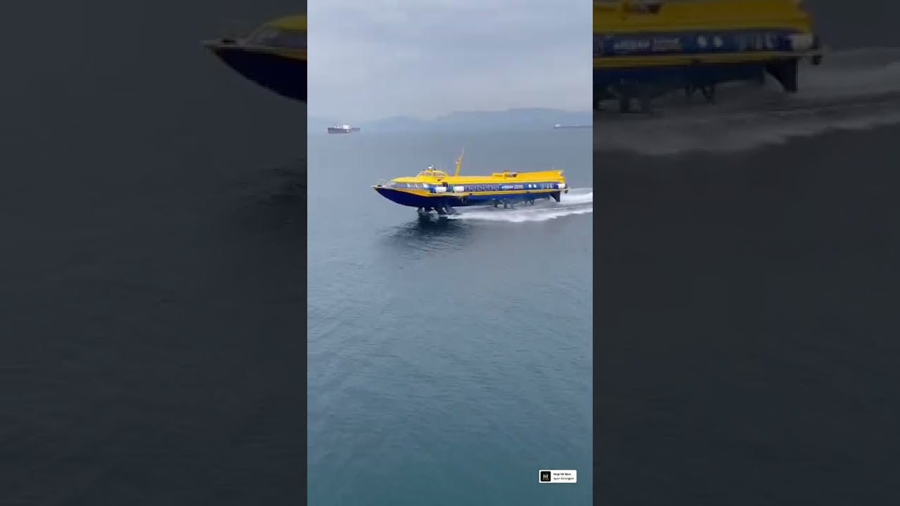Greece Hydrofoil Boat #Hydrofoil #Highspeed #Adventure #shorts #ship #travel #greece #hovercraft