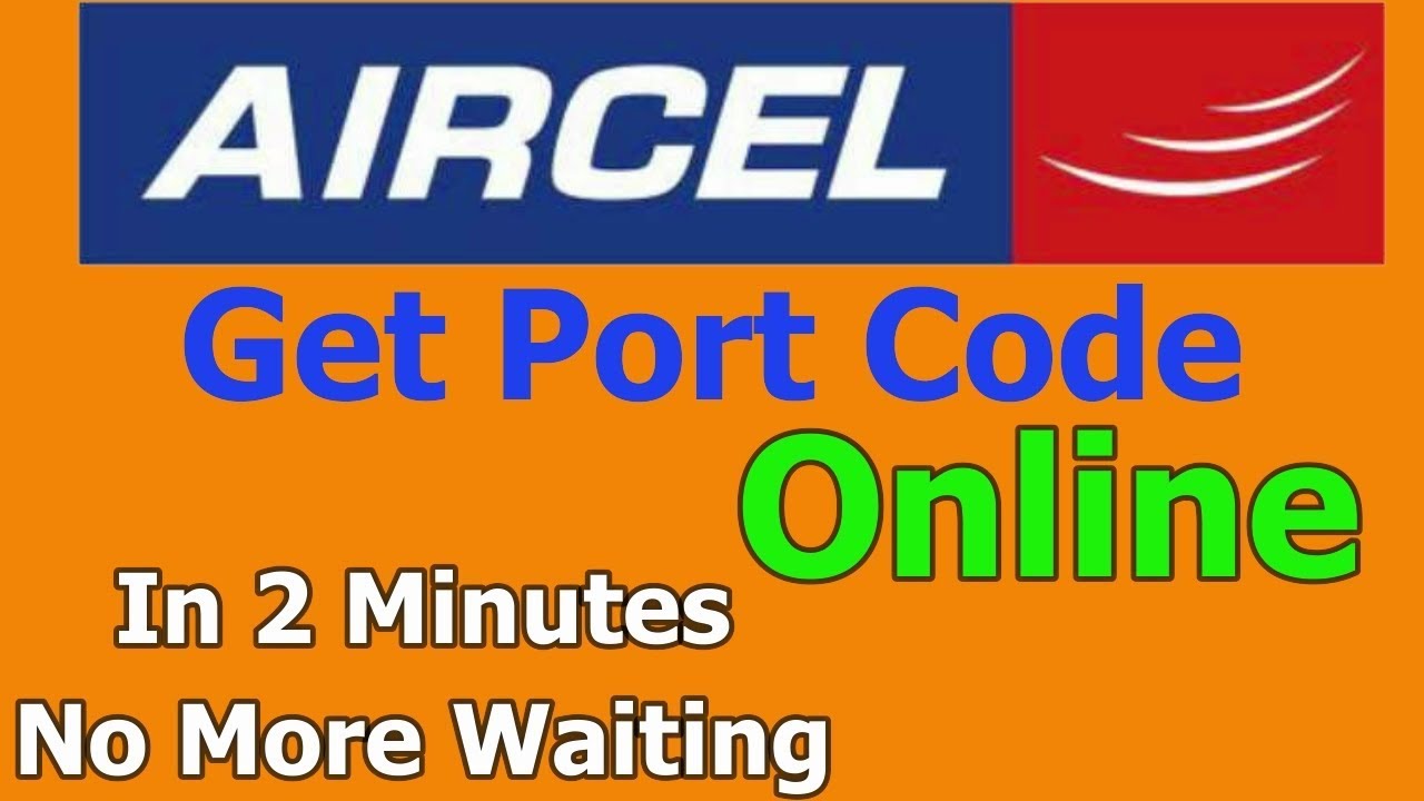 How to get AIRCEL UPC CODE without network | Port Aircel Number Online | Get Aircel Port Code Online