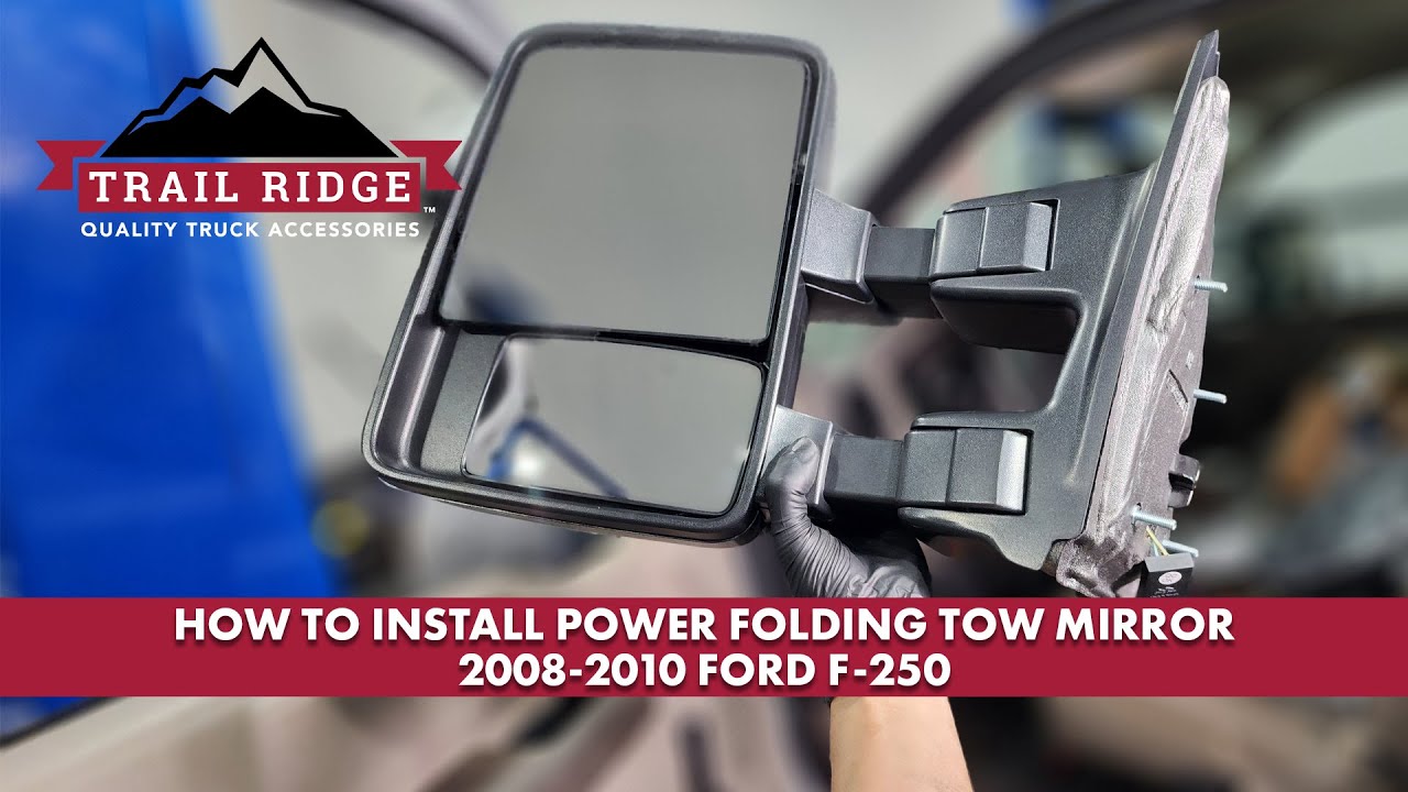 How to Install Power Folding Tow Mirrors 2008-2010 Ford F-250