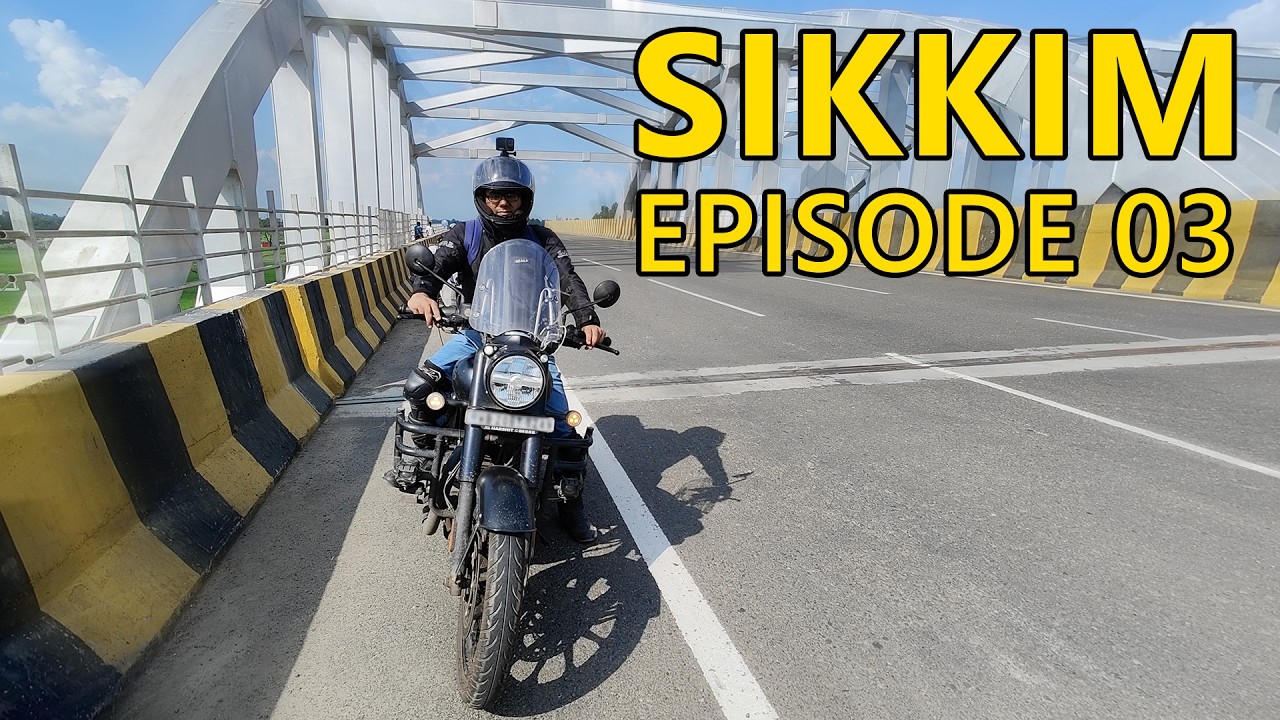 Sikkim Bike Trip Episode 03 | Blissful Autumn Ride | Kashful | Wild Sugarcanes | Farakka To Raigunj