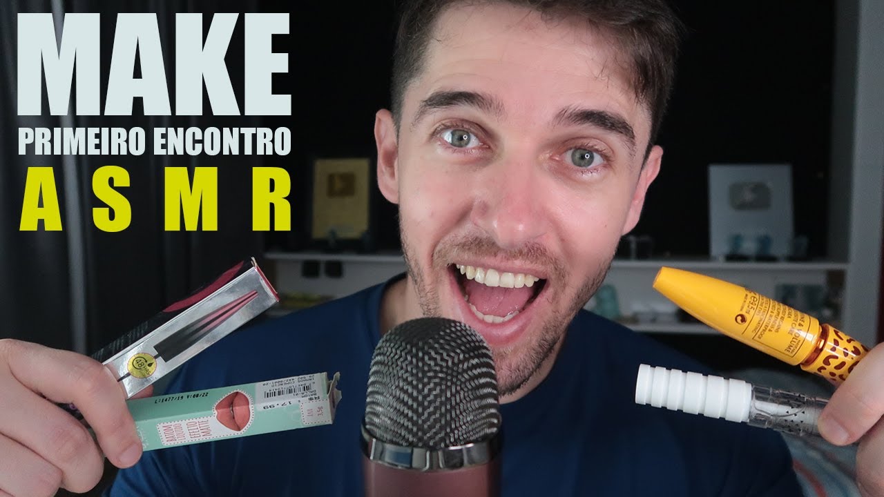MAQUIANDO VOCÊ para PRIMEIRO ENCONTRO | ASMR MAKE