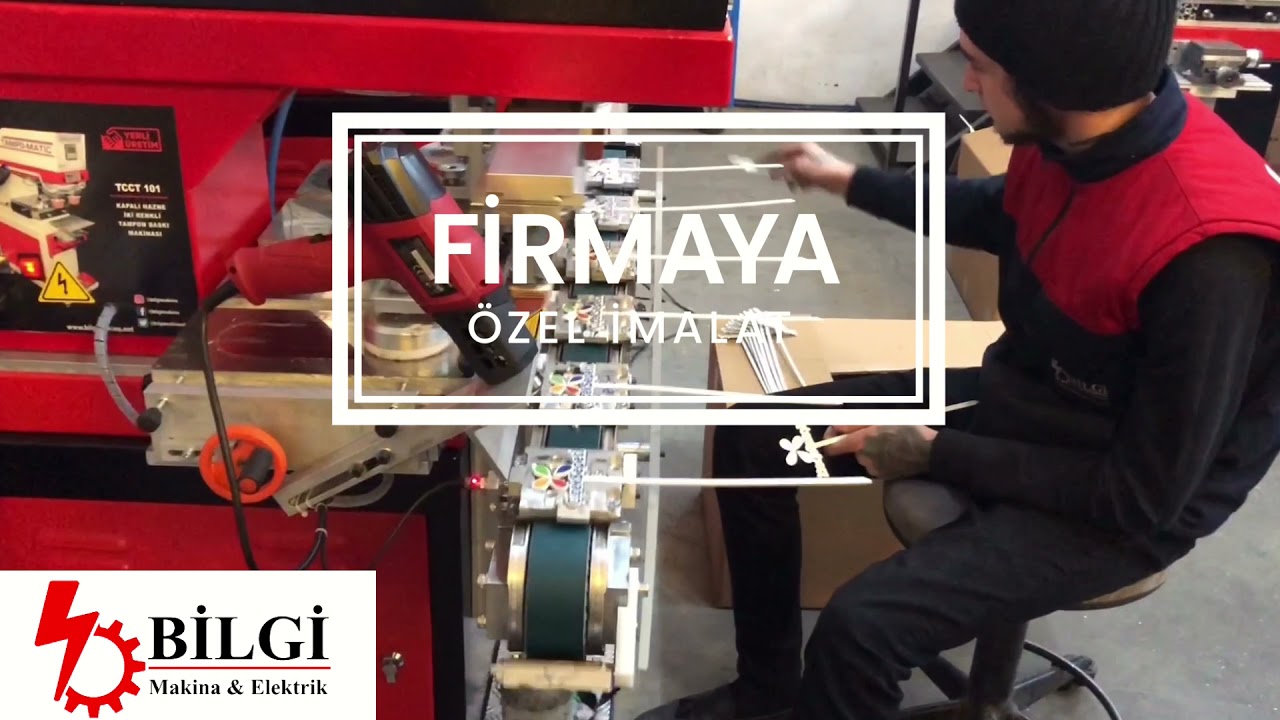 4 Renk Konveyörlü Tampon Baskı Makinası - Bilgi Makina