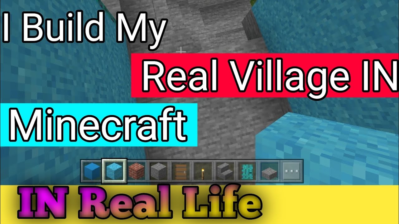 I Build My Real Village In Minecraft Day 2 || Minecraft Buliding || Minecraft Bulids || RTS GAMING01