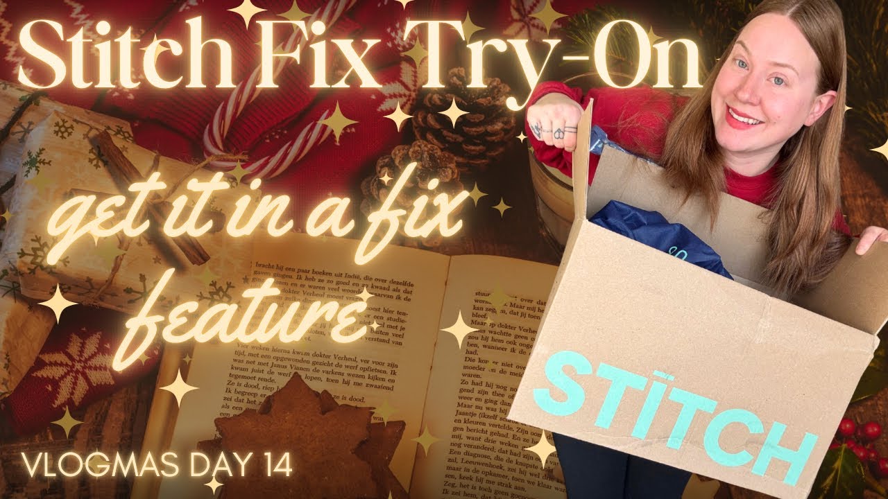 Распаковка и примерка Stitch Fix | Первое использование сервиса «Get It in a Fix»!! 🎄Vlogmas День...