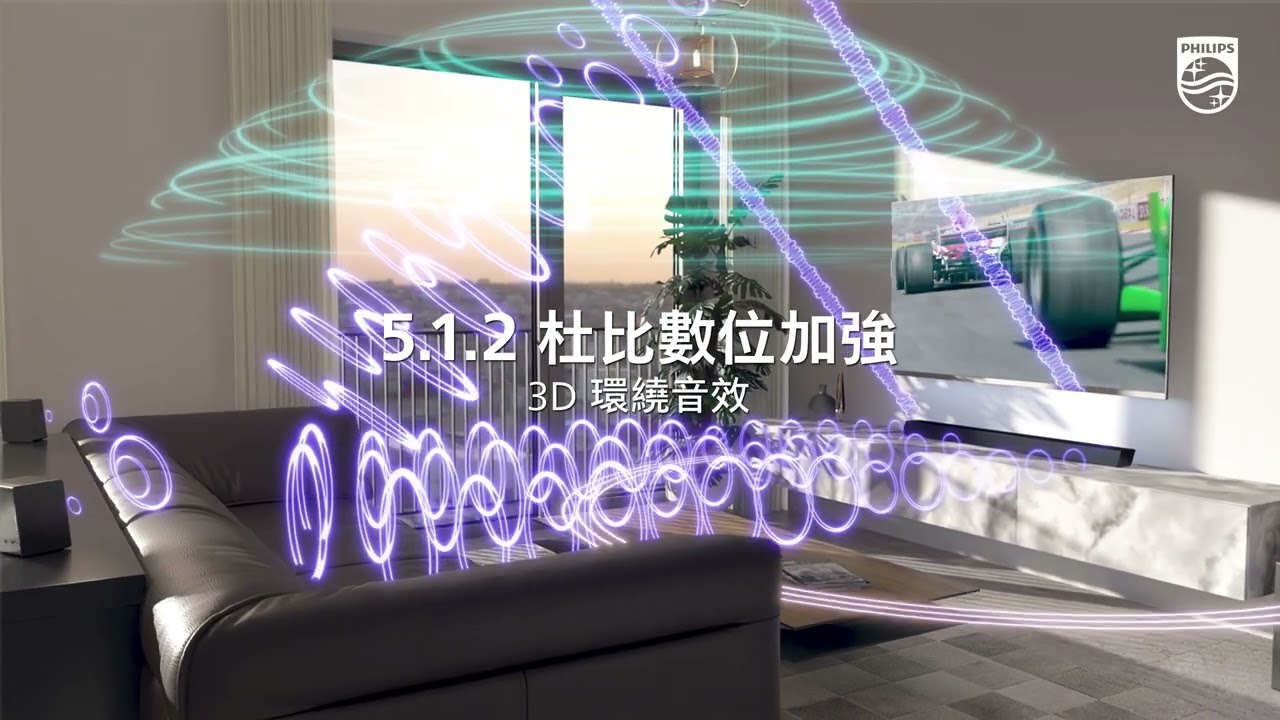 Philips 5.1.2環繞家庭劇院-TAB8967