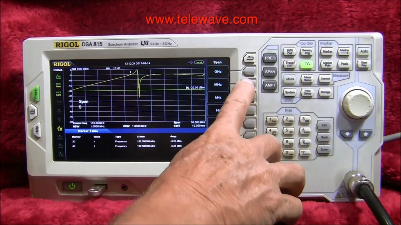 Telewave TPRC-1505 Pass/Reject Cavity Tuning