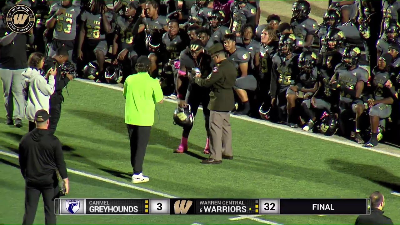 WSN Football Gotw: Warren Central Warriors Vs. Carmel Greyhounds