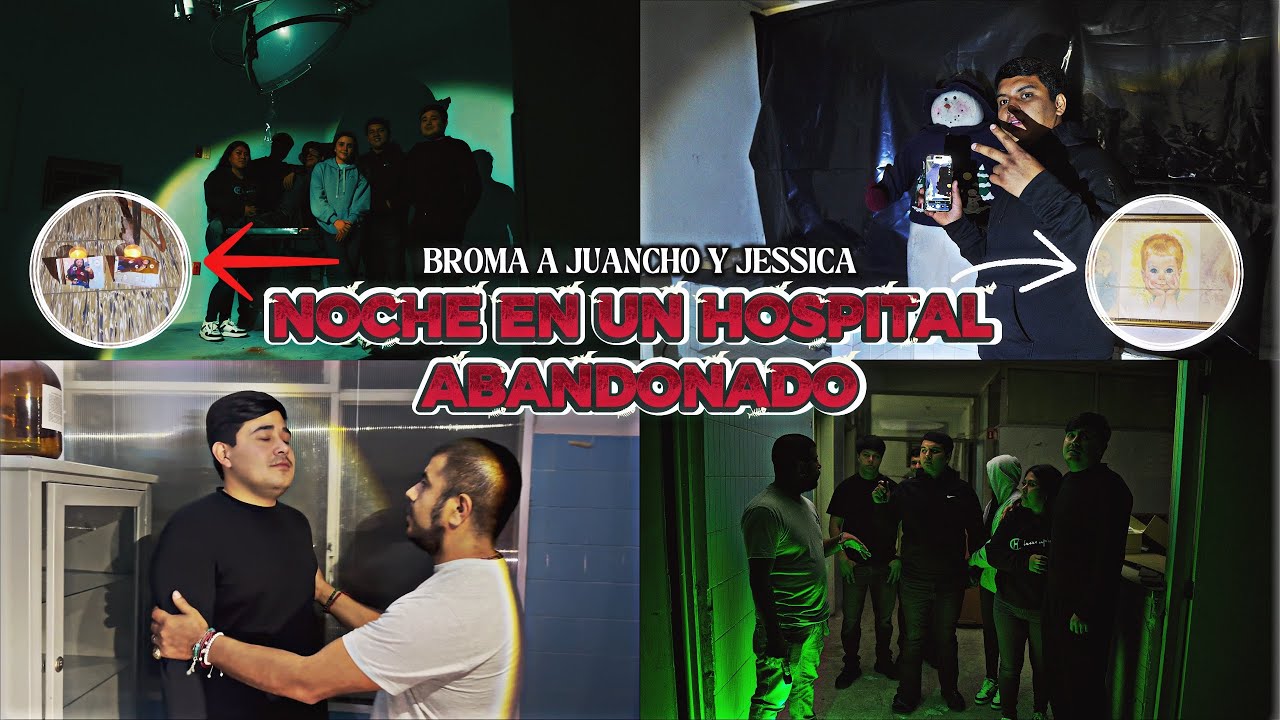 PASAMOS LA NOCHE EN UN HOSPITAL ABANDONADO Y TODO ESTO NOS PASÓ 