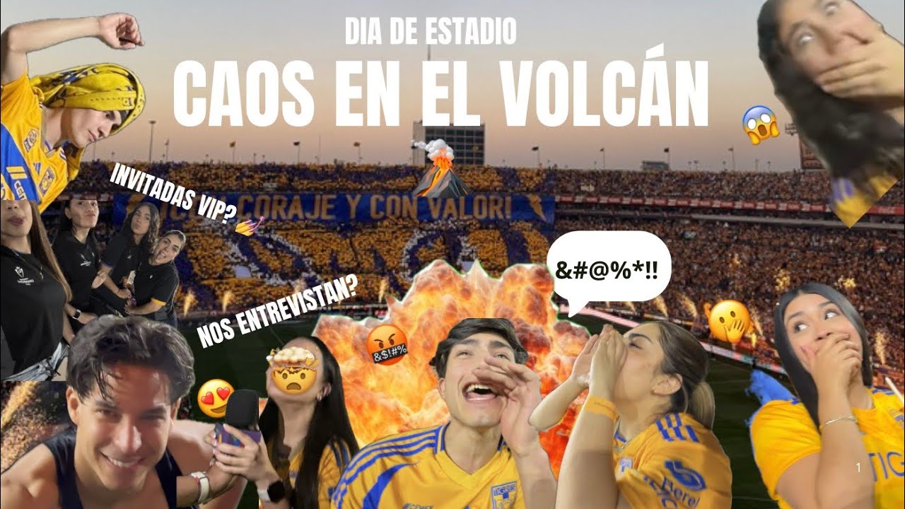 VLOG EN EL ESTADIO 🌋🐯 ( TERMINA MAL ⚠️)