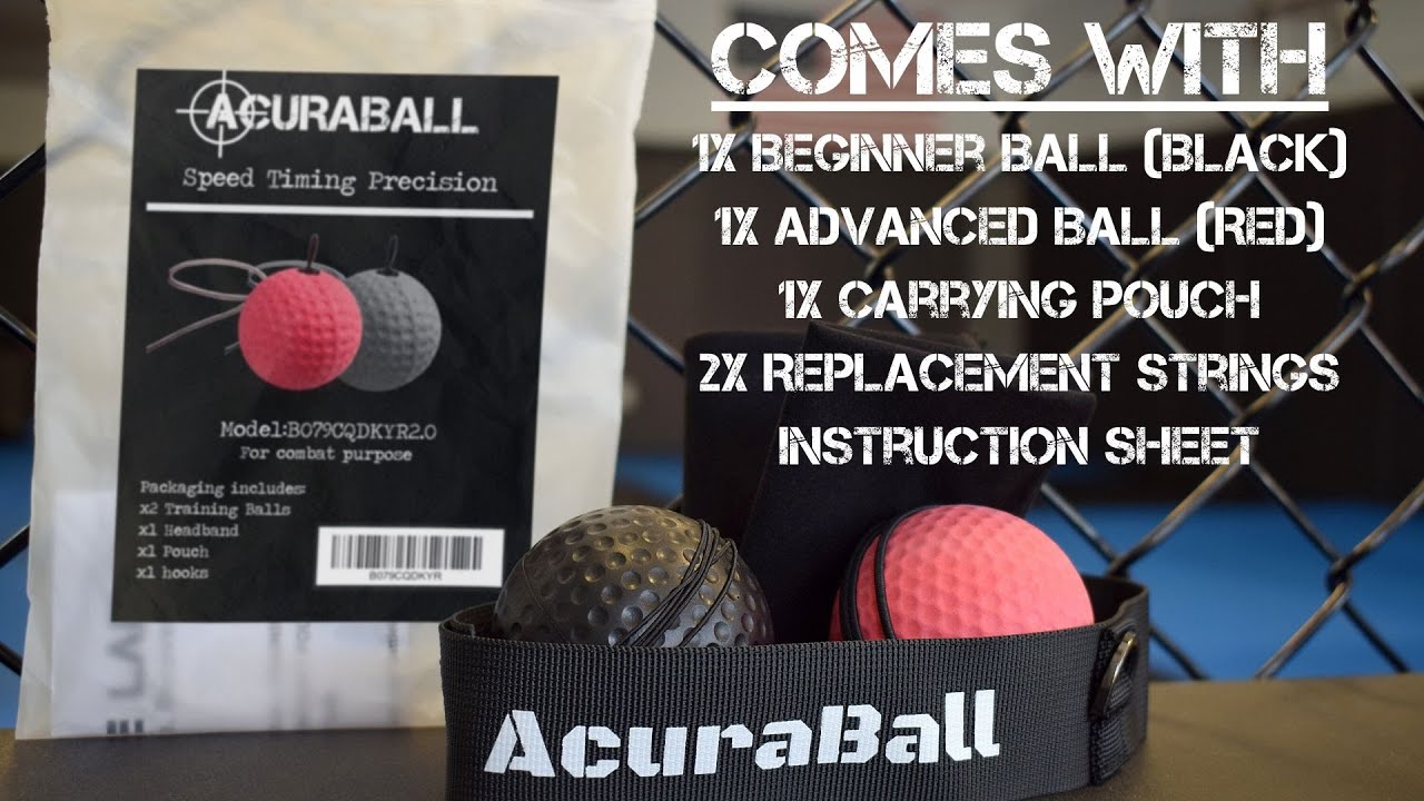 ACURABALL 2.0 - Unboxing, Set-up, and Basic Training - Best Boxing Reflex Ball