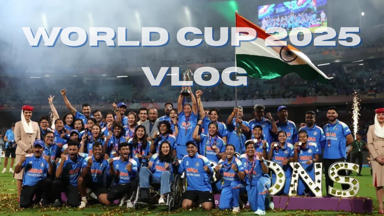 INDIA WON WORLD CUP 🏆🇮🇳 I CWC 2025 VLOG 😍🫡I DY Patil Stadium