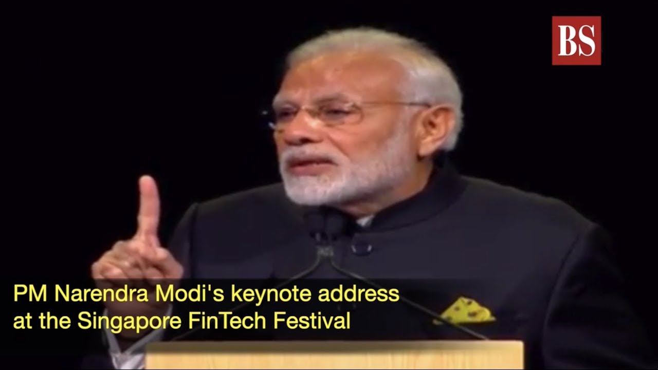 PM Narendra Modi's keynote address at the Singapore FinTech Festival