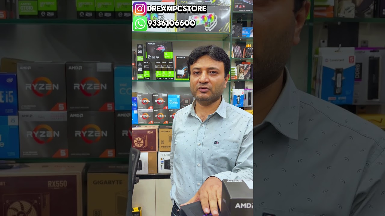 AMD PC BUILD UNDER 40,000/- WITH DEDICATED GPU #gaming #rtx #pcbuild #funny #amd