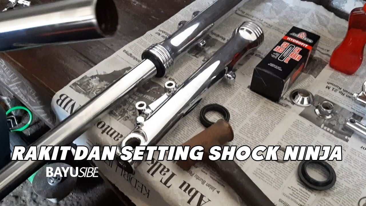 TUTORIAL RAKIT DAN SETTING SHOCK NINJA