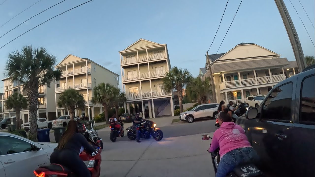 BLACK BIKE WEEK 2025 | Just Some Evening Riding | Recorded By 
