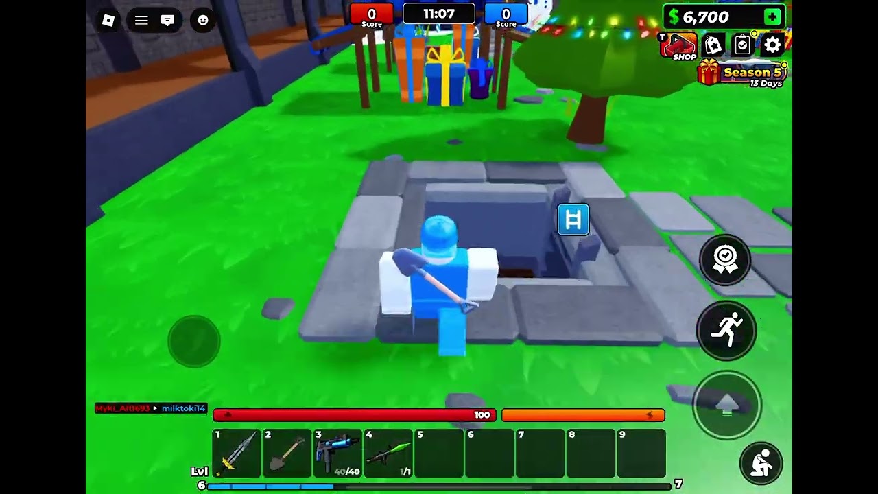 Farming the red guys in flag wars (I gained abt 8,000 in-game moneys!)