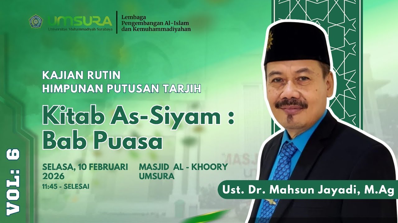 Kajian HPT (Himpunan Putusan Tarjih) Vol. 6 