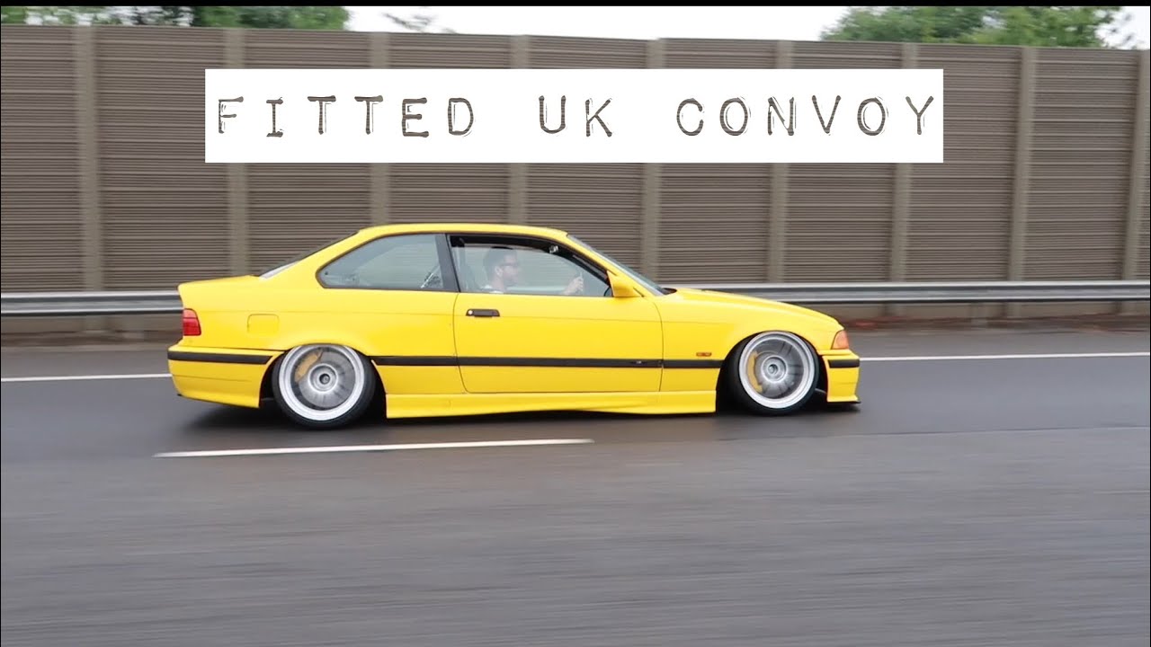 Convoy with the Hardest Static Stanced E36 M3 to Fitted UK show.