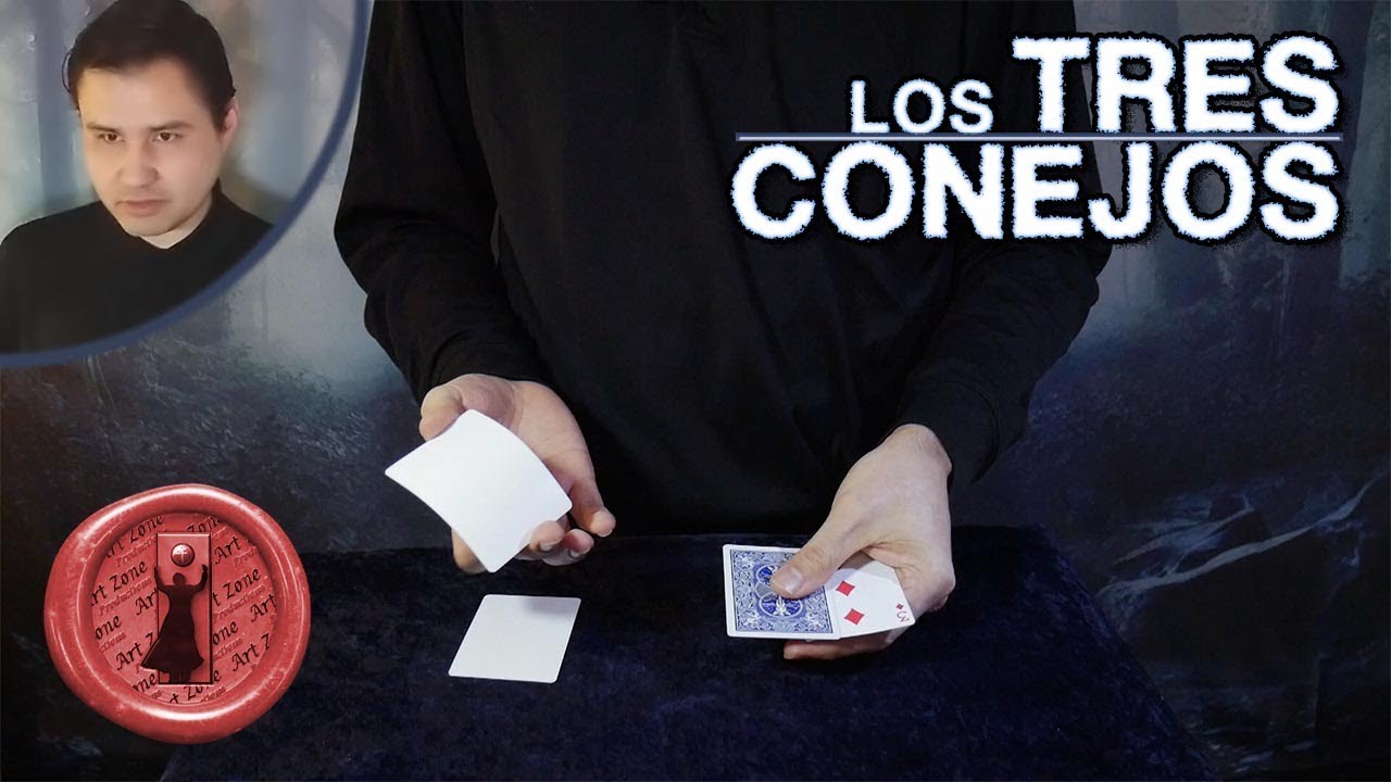 Bonito truco con cartas - Los Tres Conejos