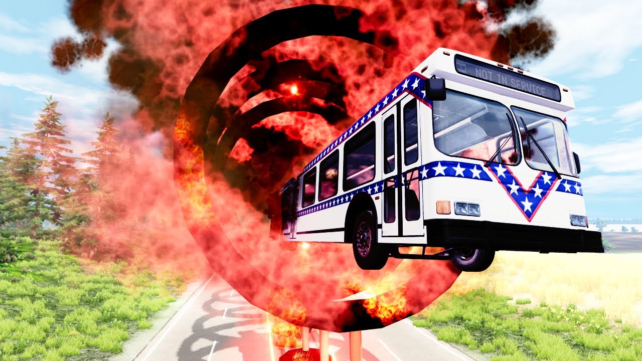 Cars vs Rings of Fire #2 🥵 BeamNG.drive