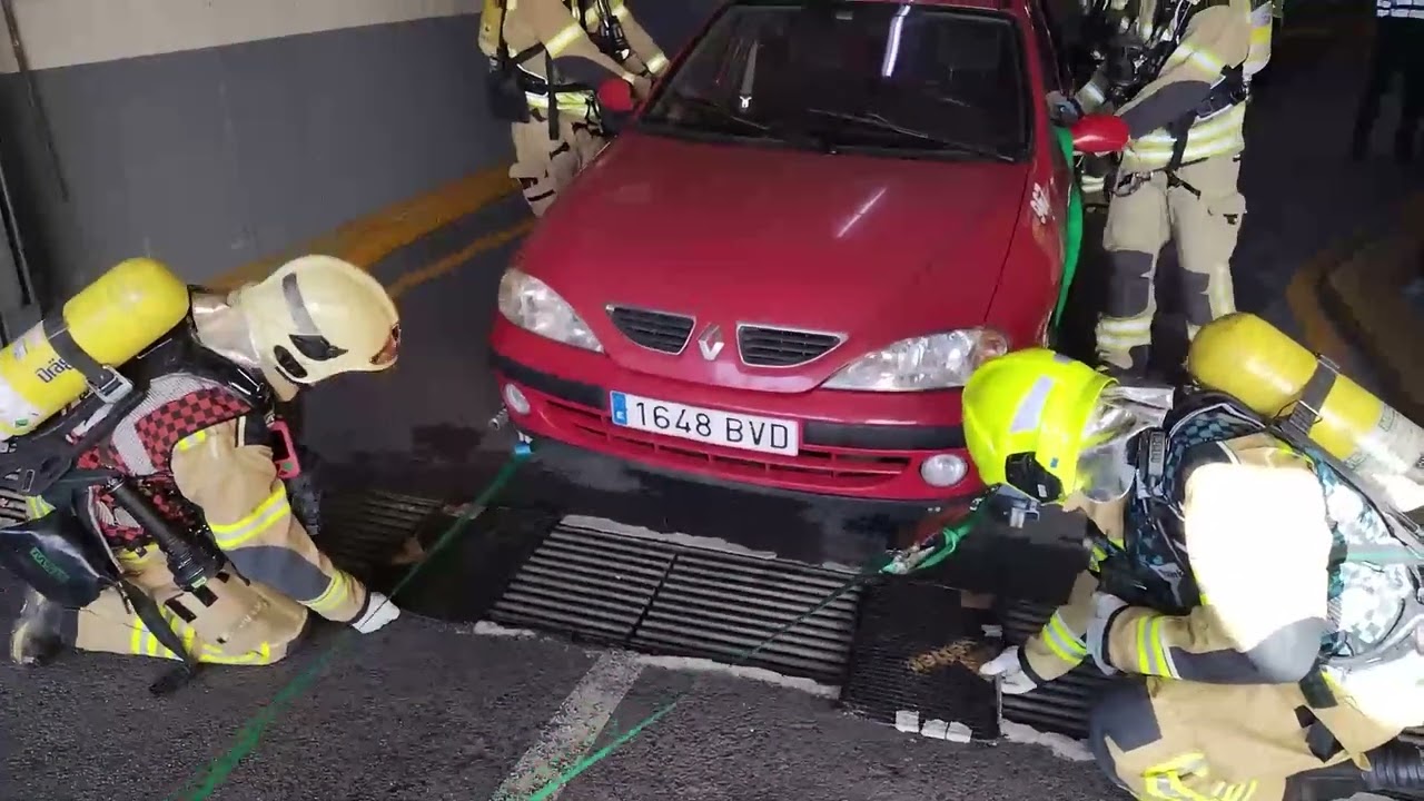 2/3 coche eléctrico simulacro