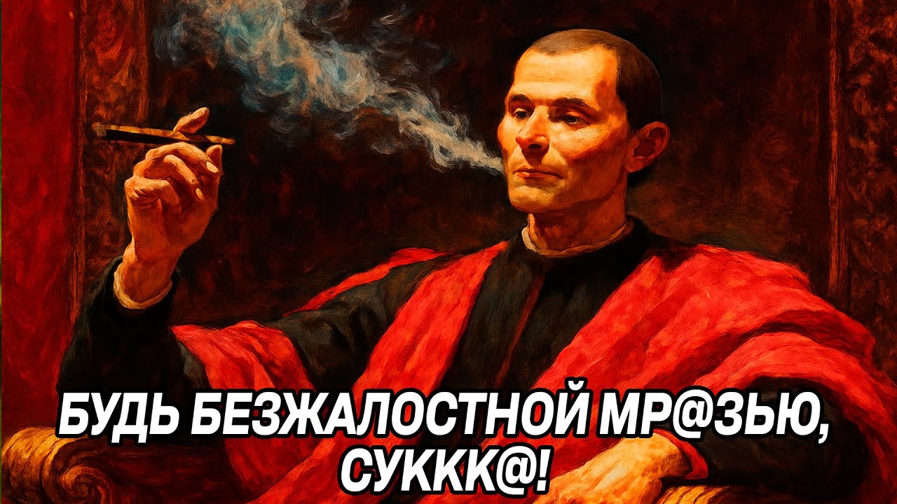 Поэтому ты должен быть БЕЗЖАЛОСТНЫМ и ЗЛЫМ - Макиавелли