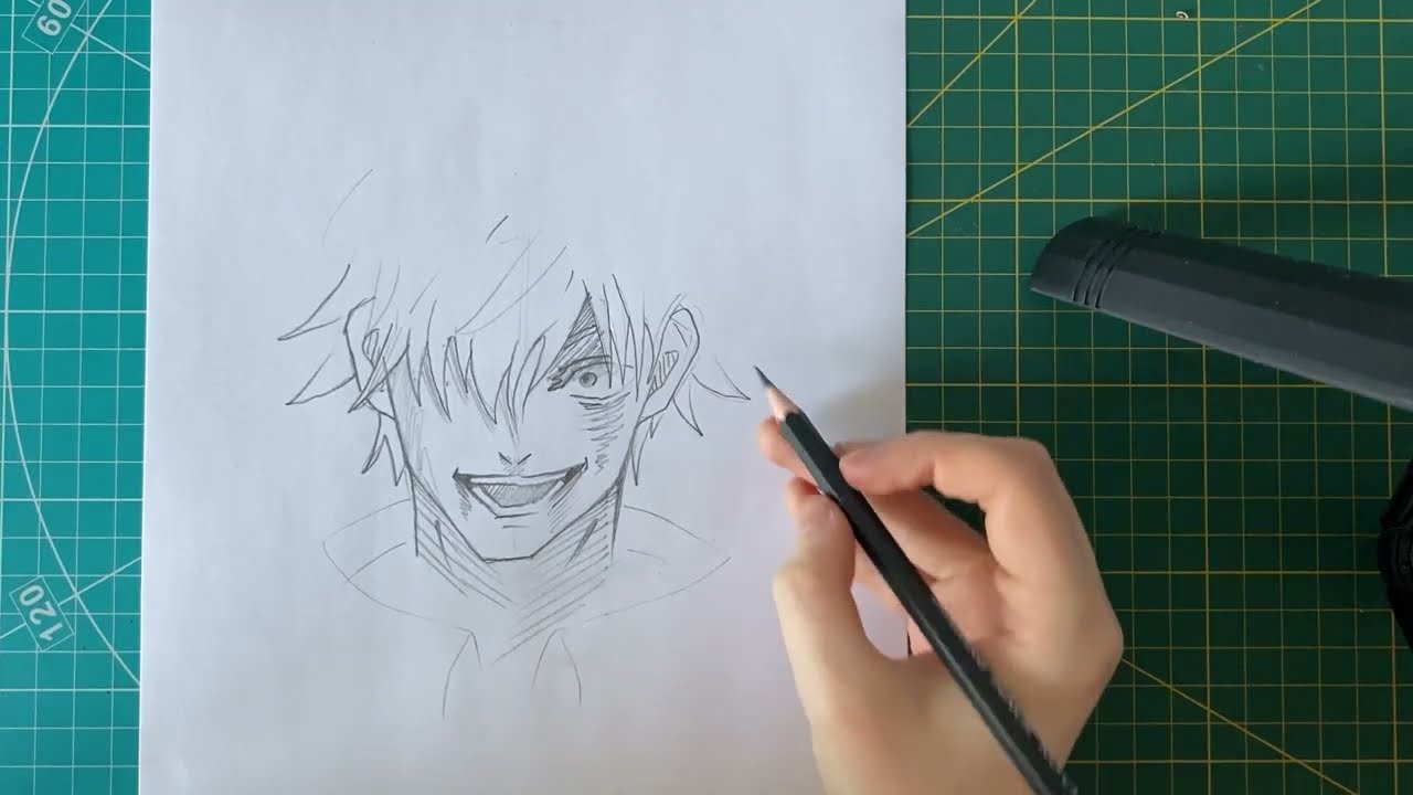 How to Draw Gojo Satoru (Injured) Step-by-Step | Jujutsu Kaisen Drawing
