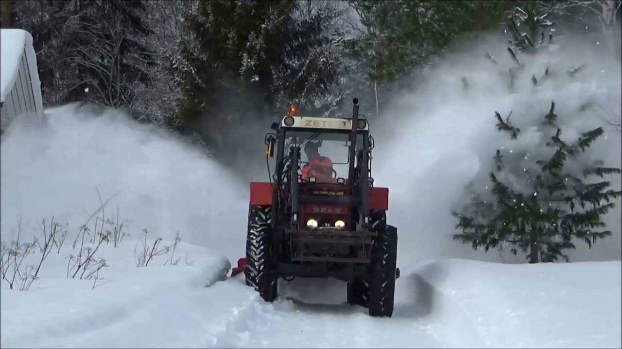Zetor crystal 9245 ja Runni 230 linkoomista