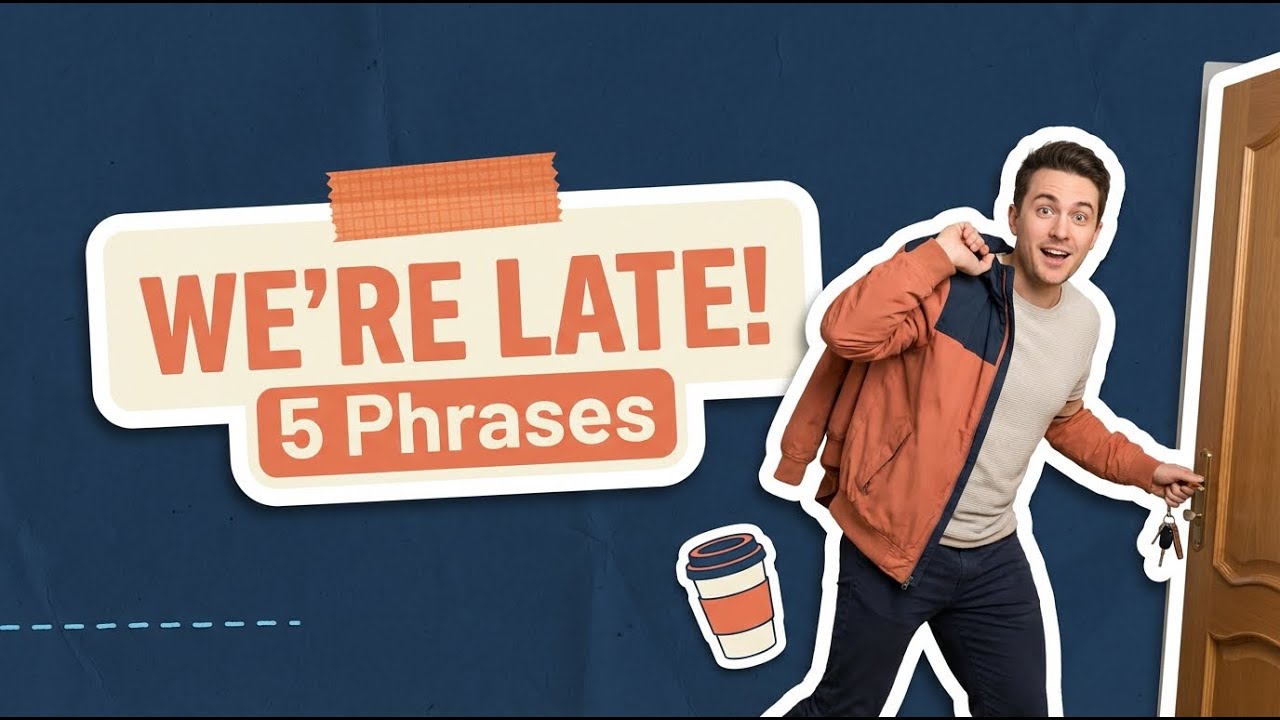 How to Speak English When You’re Running Late