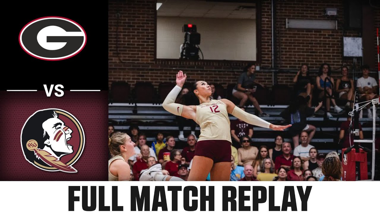 Georgia vs. Florida State Full Match Replay | 2024 ACC Volleyball