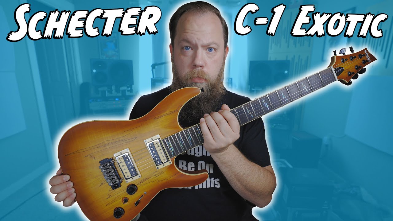 Такая роскошь! Schecter C-1 Exotic Spalted Maple!