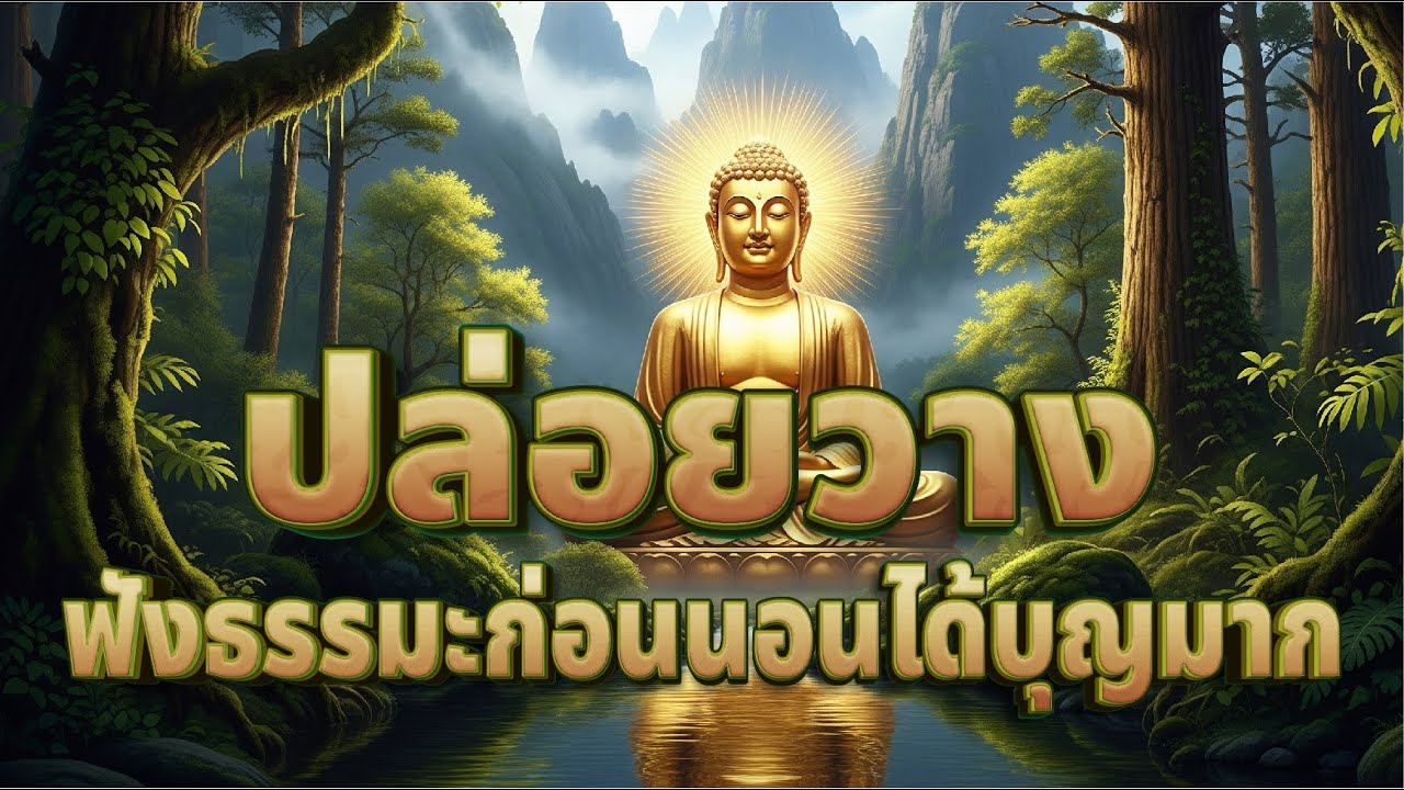 ปล่อยวาง ฟังธรรมะก่อนนอนได้บุญมากฟังแล้วสุขใจคลายกังวลคลายเครียด🙏🙏🙏