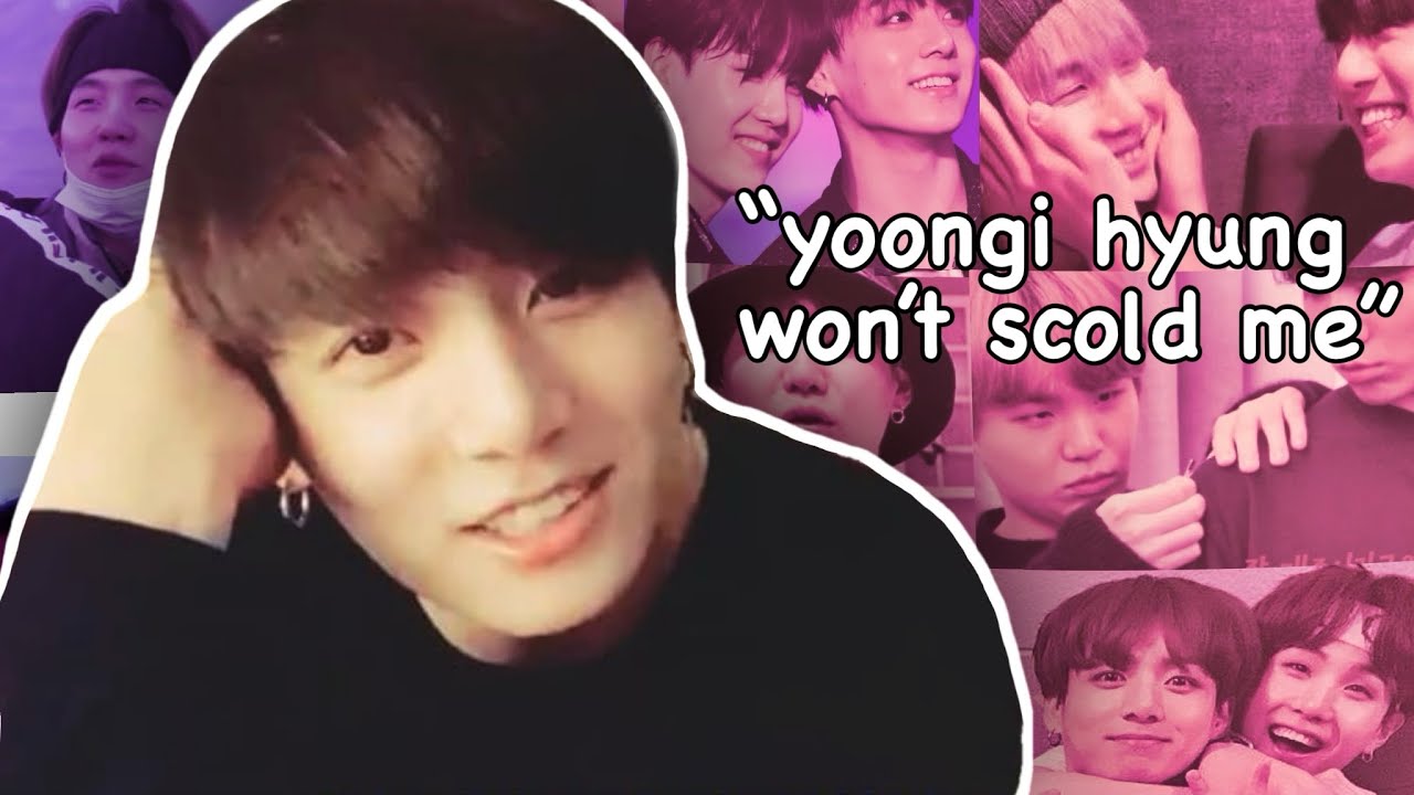 yoongi has a soft spot for jungkook