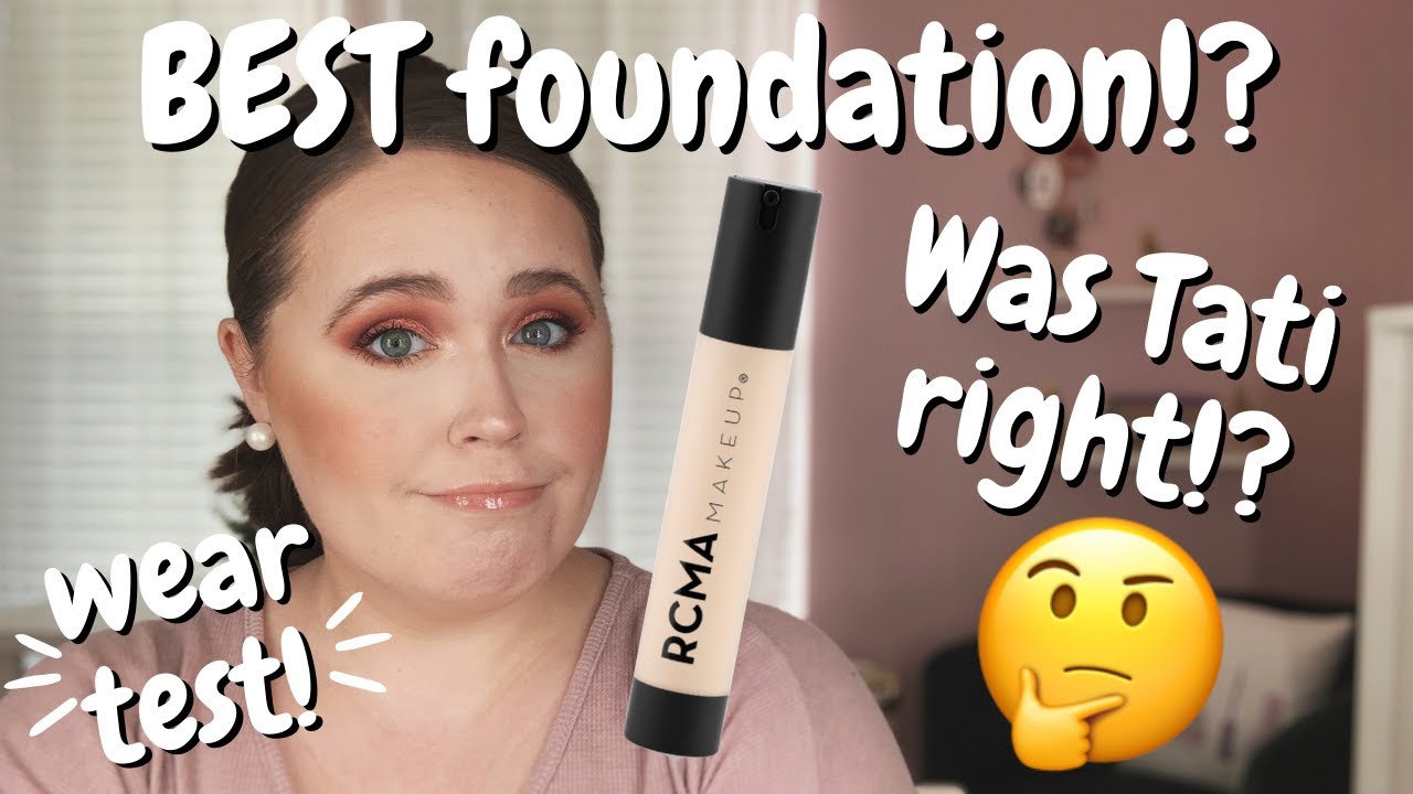 RCMA LIQUID FOUNDATION REVIEW & 9+ HOUR WEAR TEST | Was Tati right about it?!