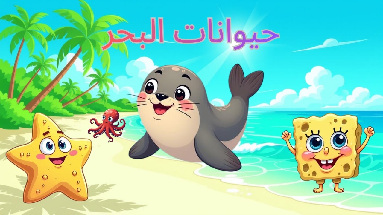 أسماء حيوانات البحر بأسلوب شيق ومرح! 🐙🐳