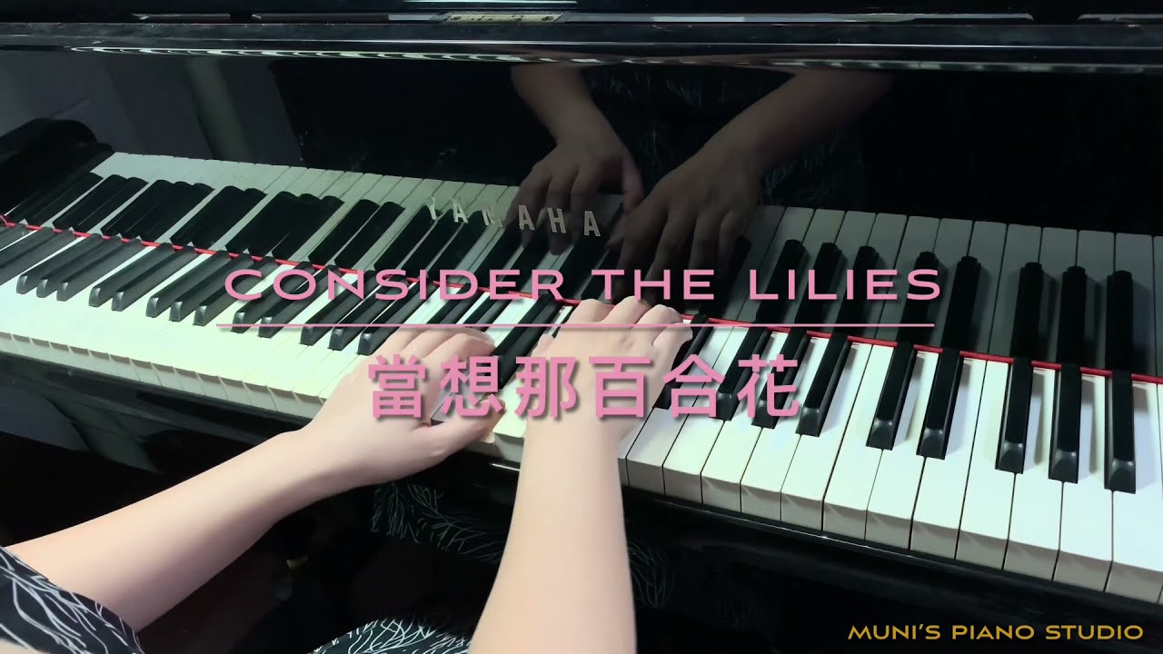 【詩歌伴奏】當想那百合花 Consider the Liles | Piano Accompaniment