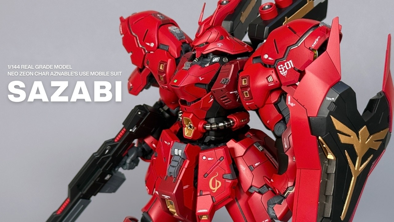 Gunpla Build｜RG 1/144 MSN-04 SAZABI