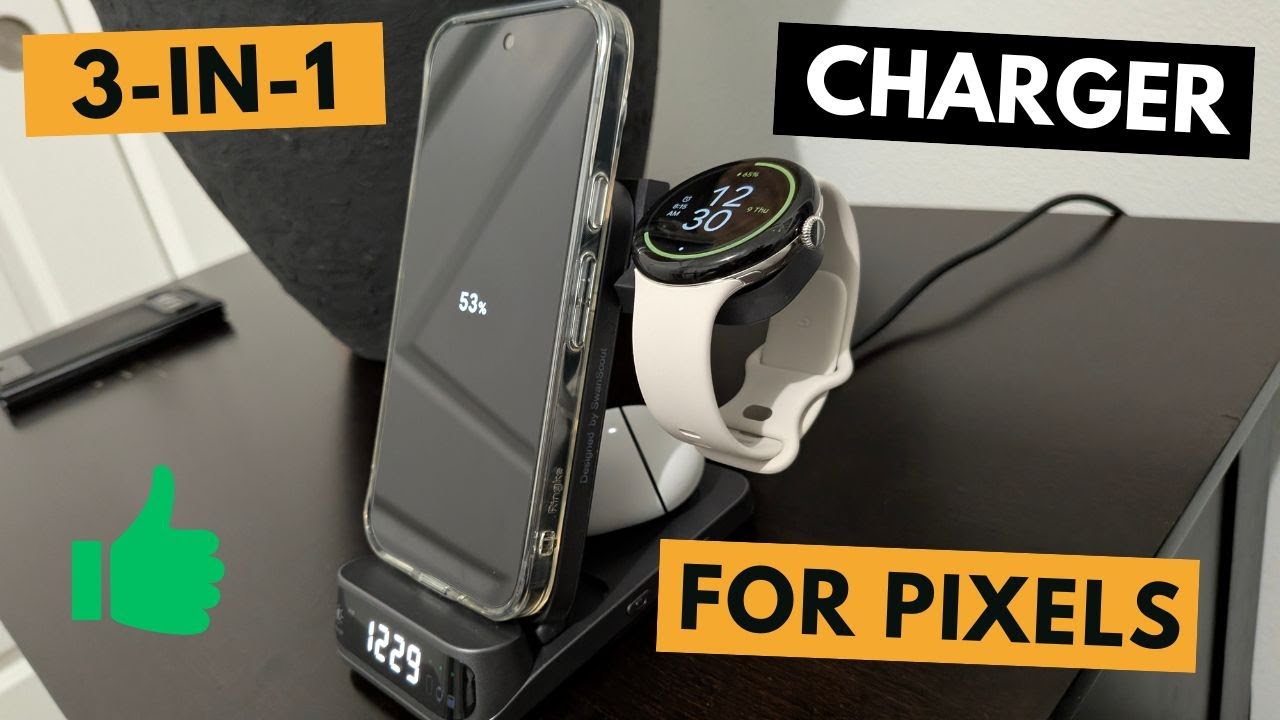 SwanScout 708G2 | Отличное беспроводное зарядное устройство 3 в 1 для Pixel!