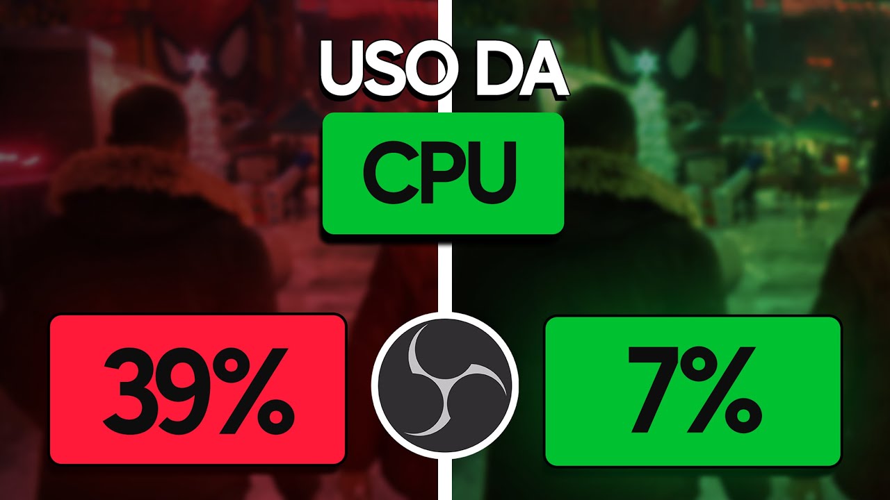Como DIMINUIR uso da CPU no OBS Studio I Streamar em PC fraco I Consertar uso alto de CPU