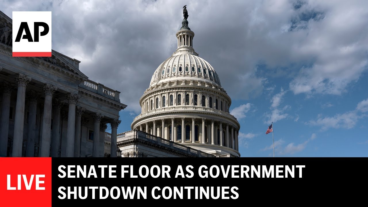 LIVE: Senate floor as government shutdown continues