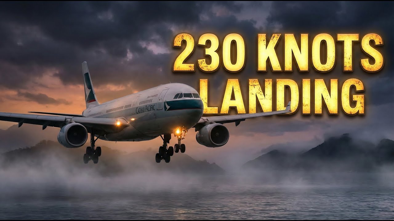 CATHAY PACIFIC FLIGHT 780: DUAL ENGINE FAILURE & HIGH SPEED LANDING