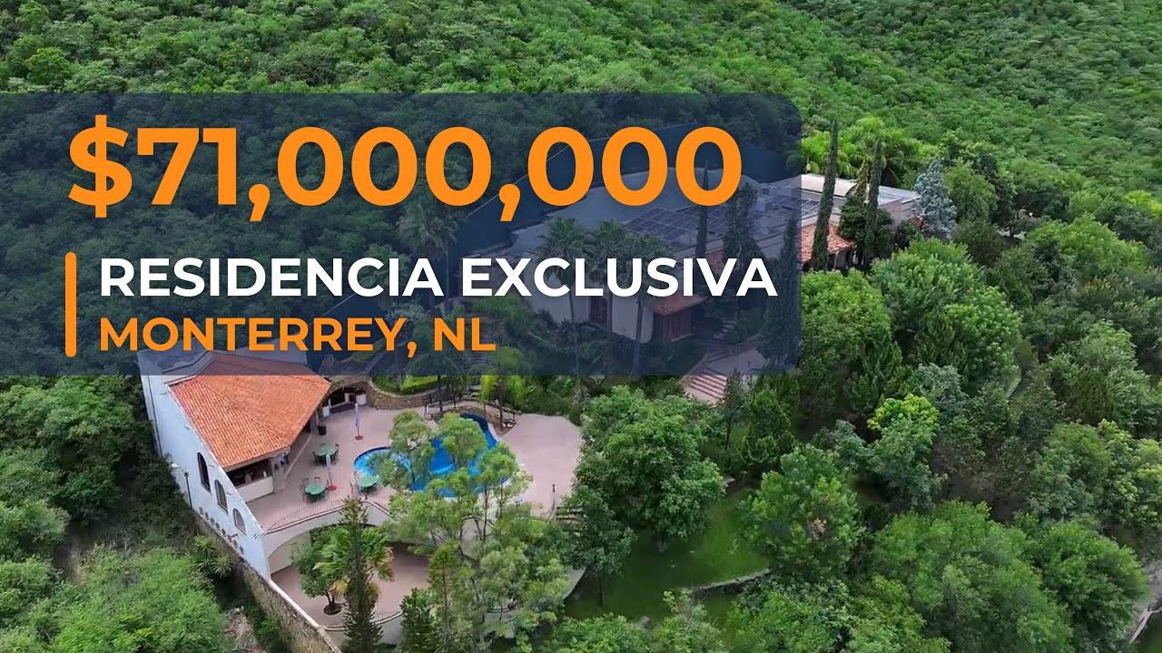 Residencia exclusiva de $71 MILLONES en Monterrey, NL