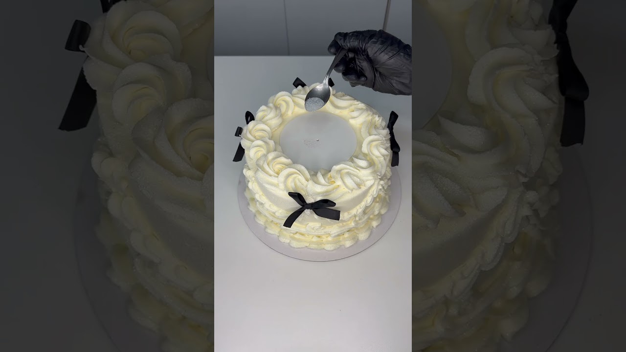 ✨Tutorial GLITTER CAKER✨ #cake #GlitterCake #glitter