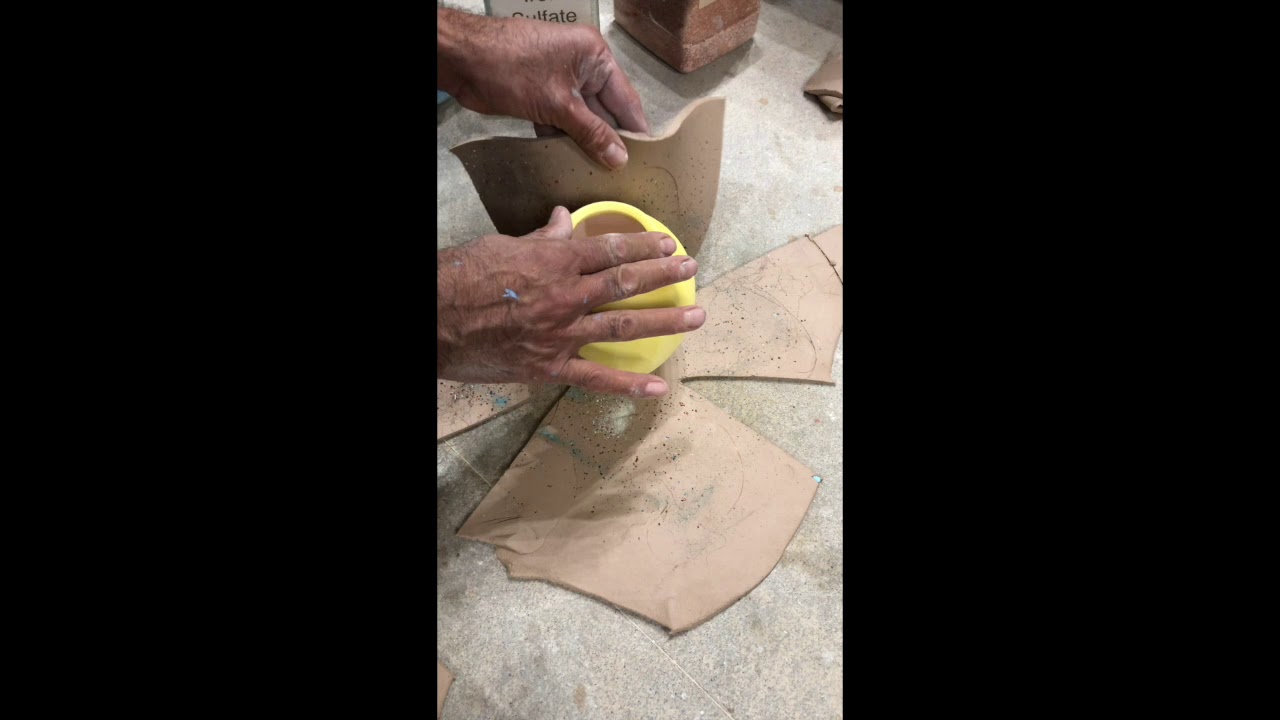 Saggar fire preparation and end result