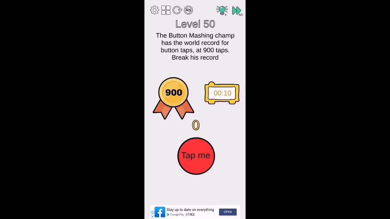 Brain challenge think outside level 50 solution or walkthrough
