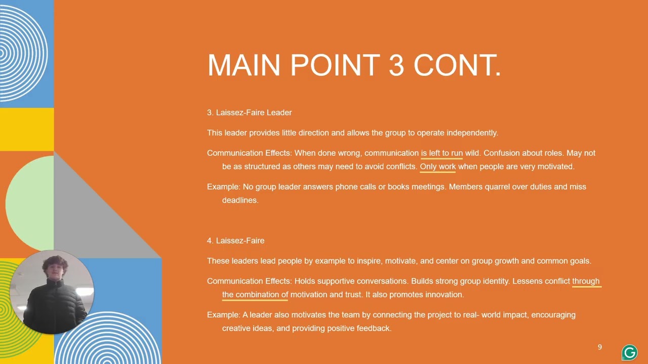 The Power of Leadership in College Groups Presentation